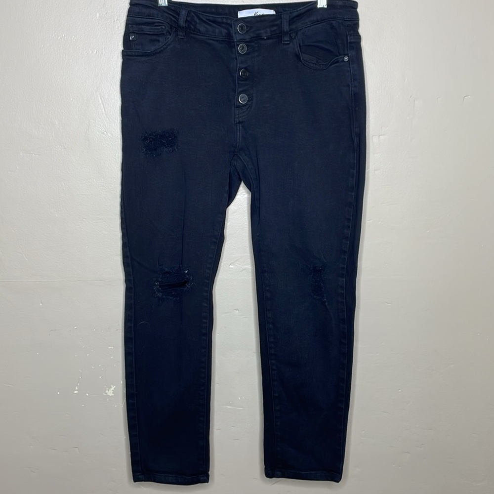 KanCan Button Fly Jeans Black ESTILO Stretchy 5 Pocket Style 11/29